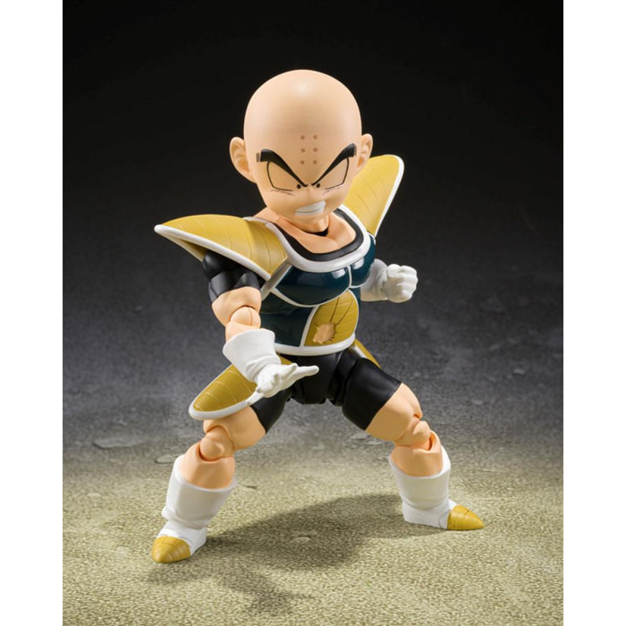 Dragon Ball Z S.h. Figuarts Figura Krillin vestitio da Battaglia 11 Cm Bandai