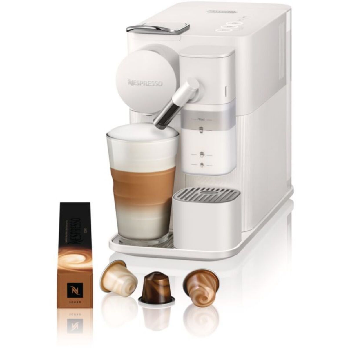 Nespresso DELONGHI Lattissima One Blanche EN510W
