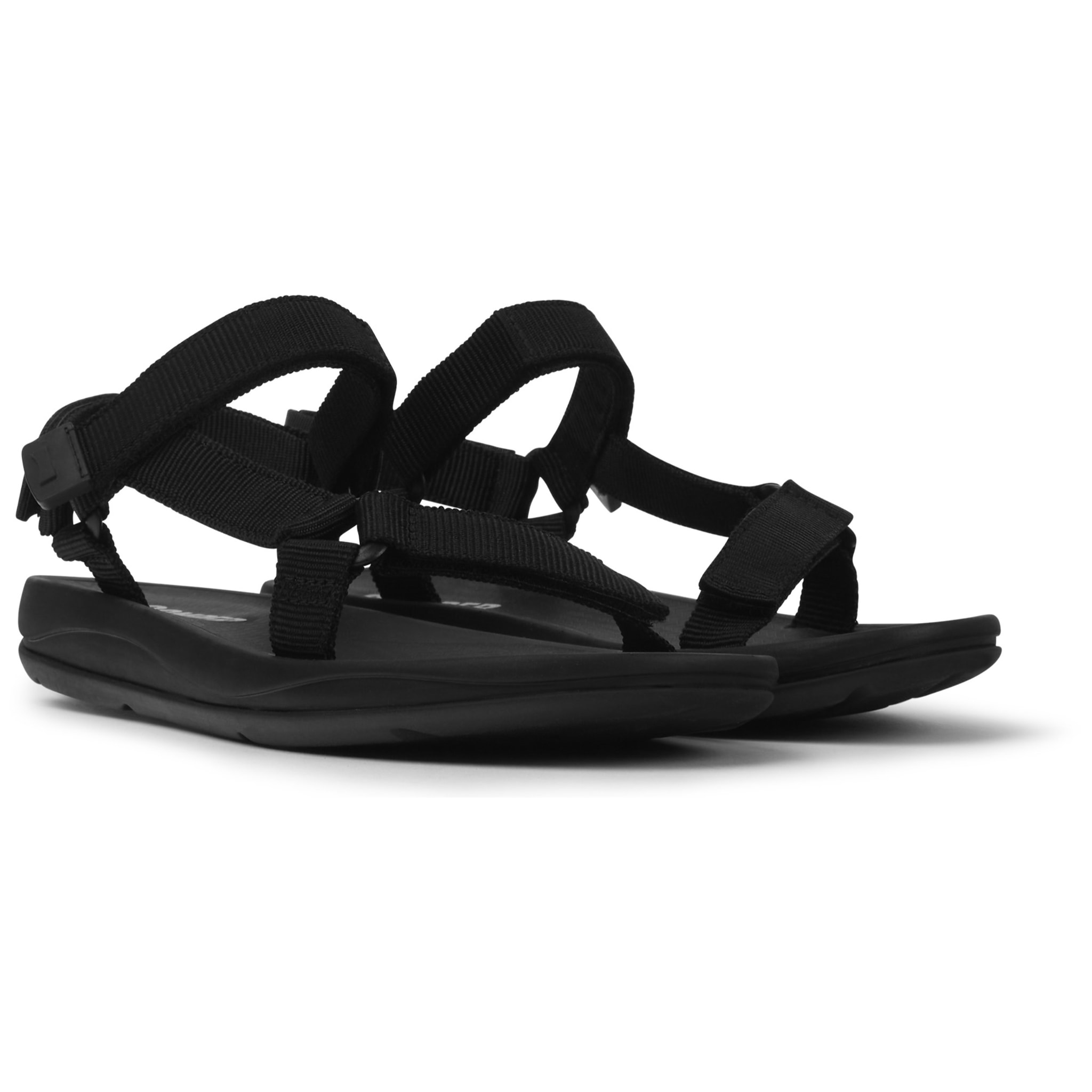 Sandalias - CAMPER Match - Negro - Tejido técnico (PET reciclado)