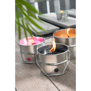 J-Line bougie exterieure Pot De Peinture - métal - blanc - large - 135H