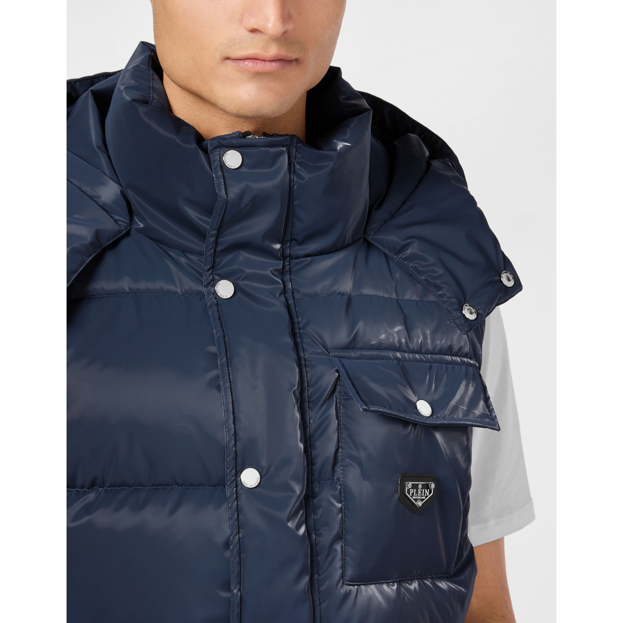 PHILIPP PLEIN Gilet in piuma