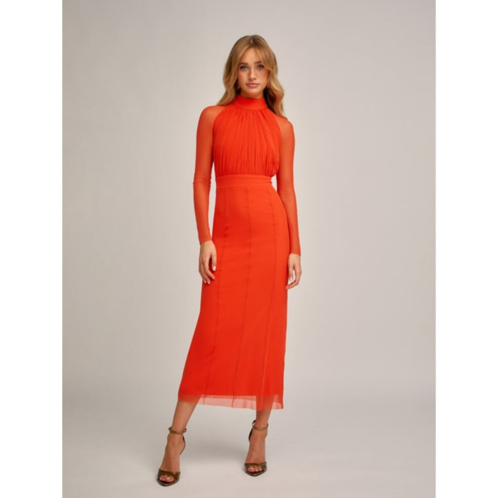 VESTIDO VICTORIA MAVI NARANJA