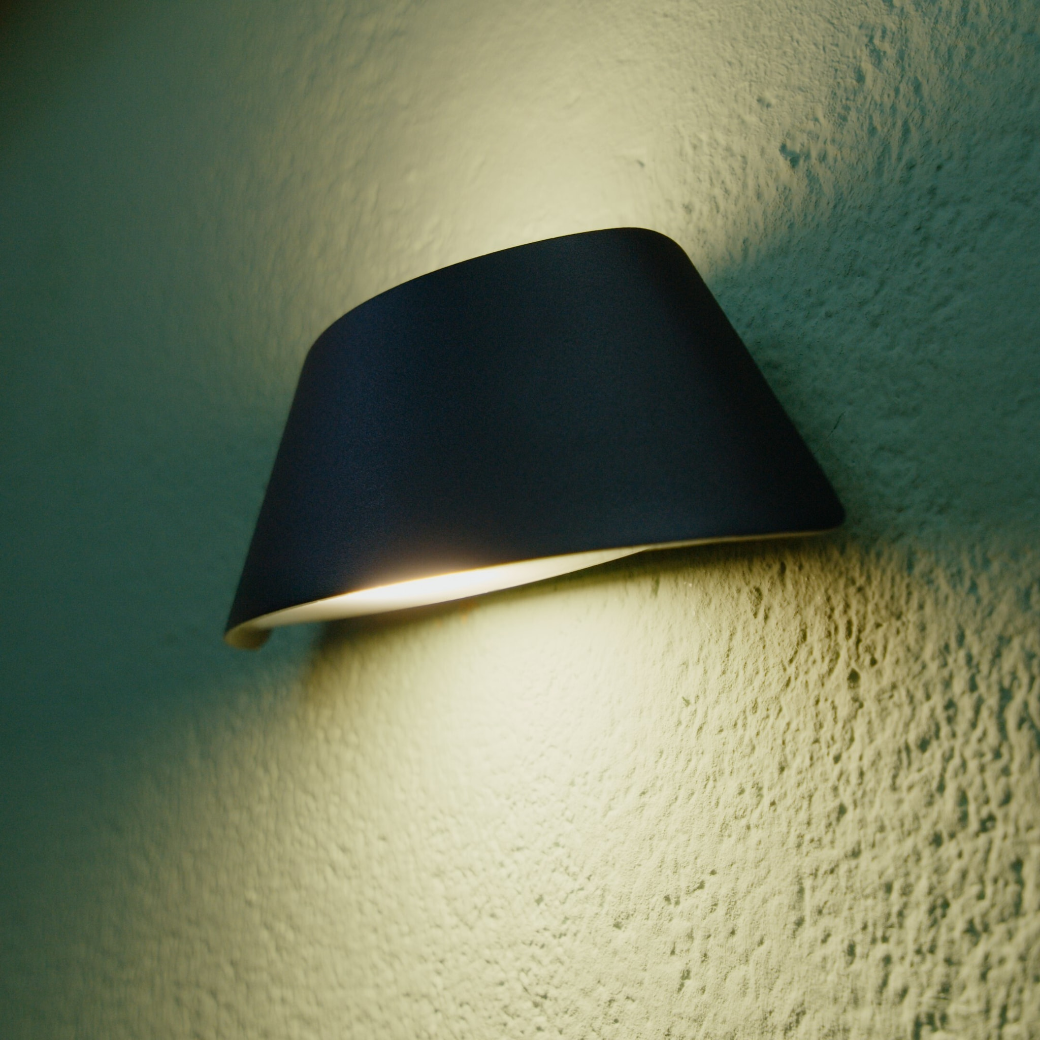 Forlight Courbe - Aplique LED Exterior para Jardín y Terraza. LED 7.2W Blanco Cálido 3000K. Con Protección para Exterior IP65.