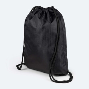 MUNICH GYM SACK Mochila de Cuerdas Deportiva con Cierre de Ajuste Negra y Dorada