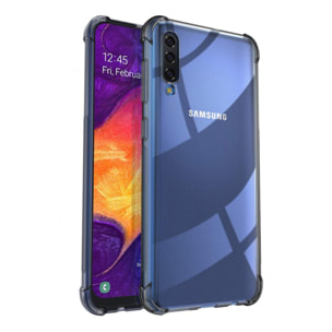 Coque Samsung Galaxy A50 Anti-Chocs avec Bords Renforcés en silicone Transparente