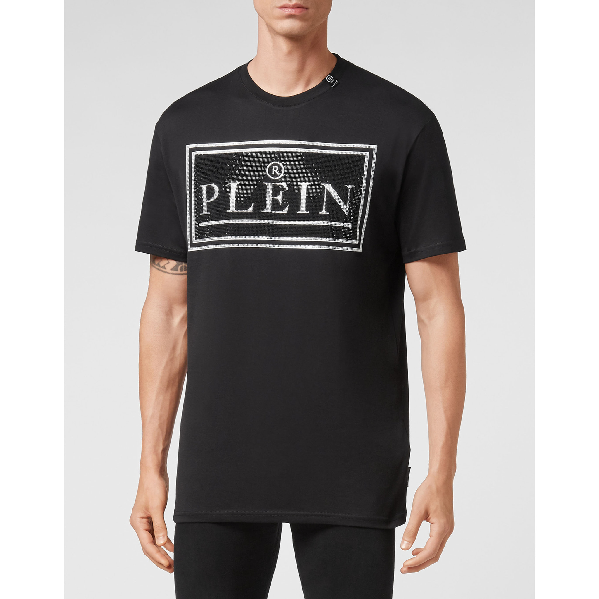 PHILIPP PLEIN Camiseta de cuello redondo y manga corta