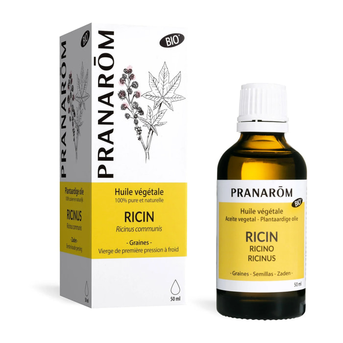 Pranarom - Huile Végétale de Ricin - Bio - 50 ml