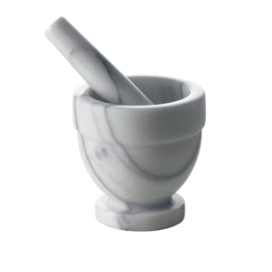 Mortier en marbre 12 cm – Excelsa, Marbre Blanc