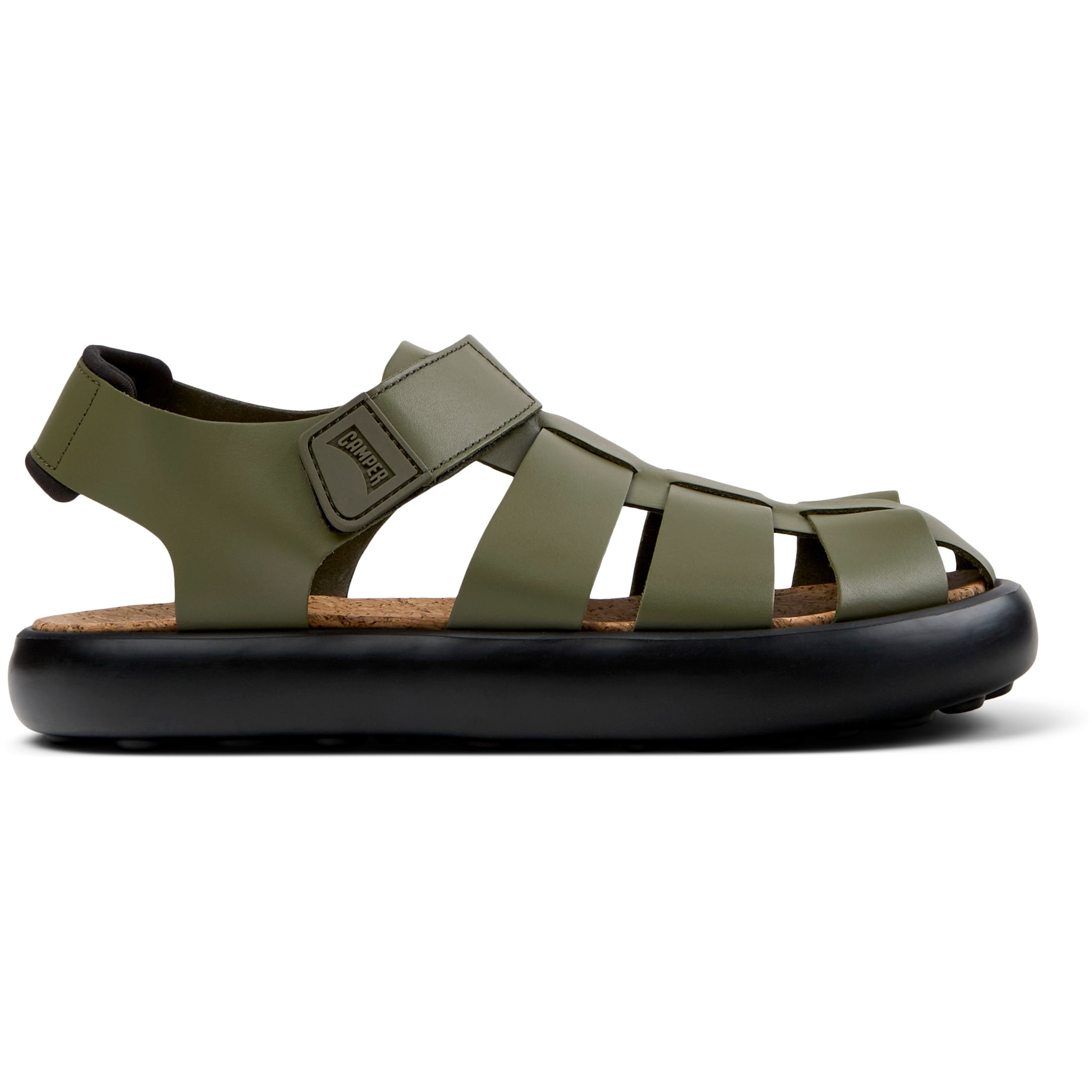 Sandali - CAMPER Pelotas Flota Sandal - Verde - Pelle liscia