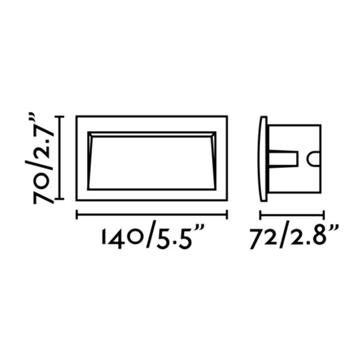 SEDNA RCT Empotrable gris oscuro