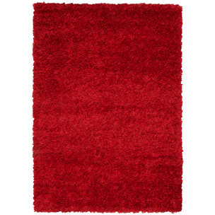 Tapis shaggy fait main motif uni PENA