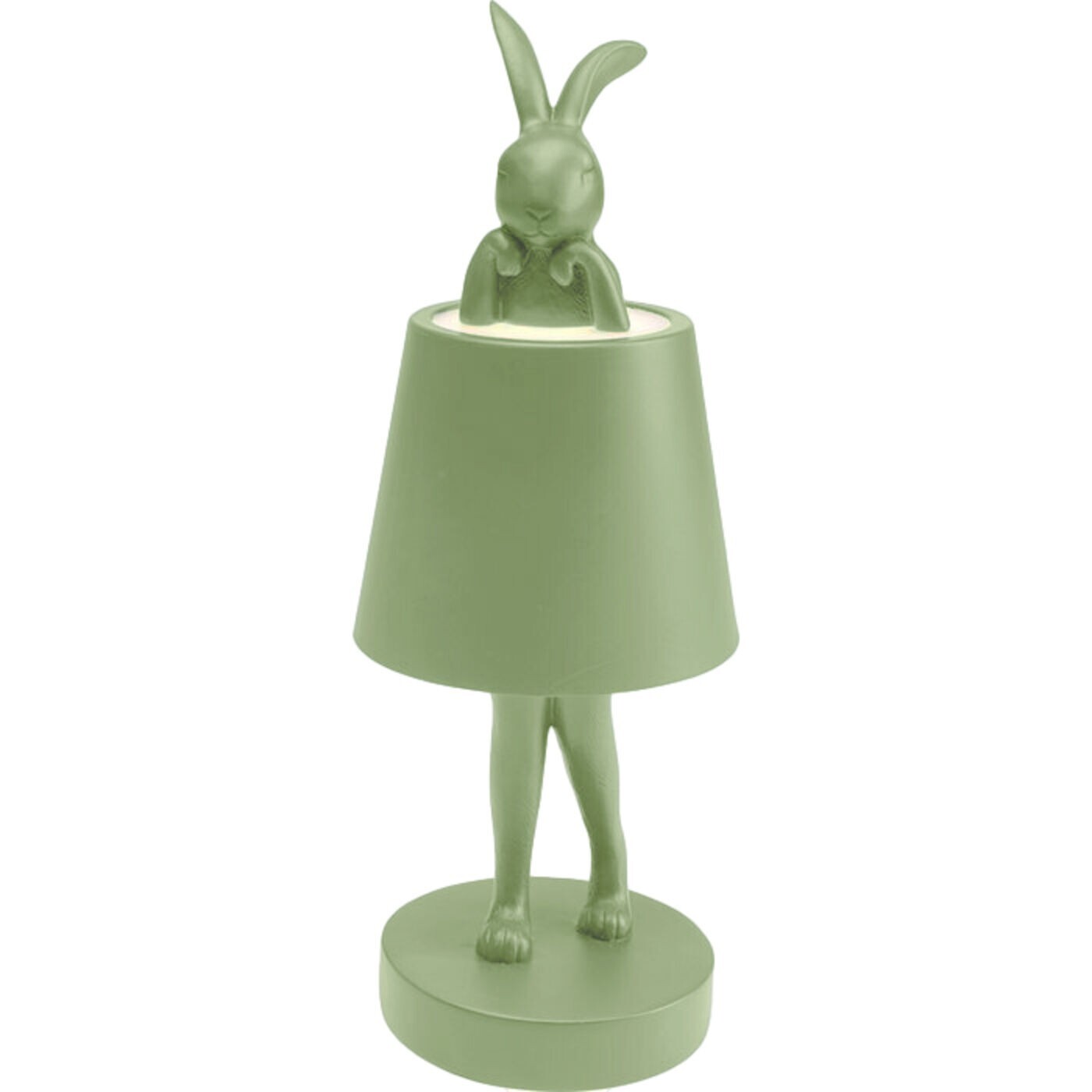 Lampe Animal lapin LED 29cm vert matcha Kare Design
