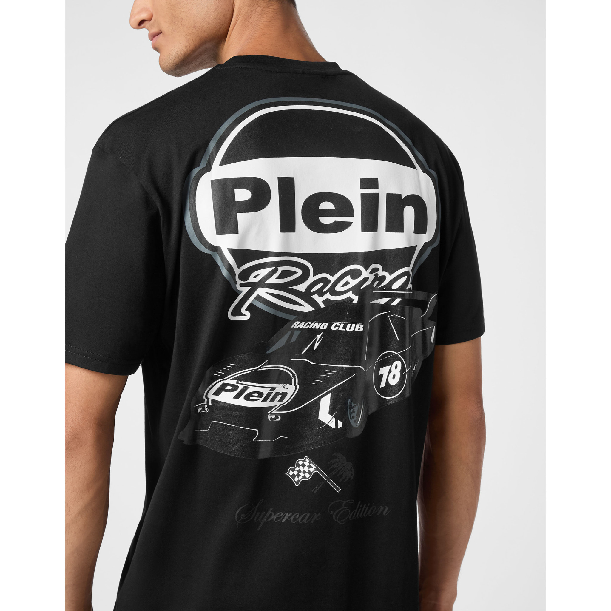 PHILIPP PLEIN Maglietta a girocollo RACING