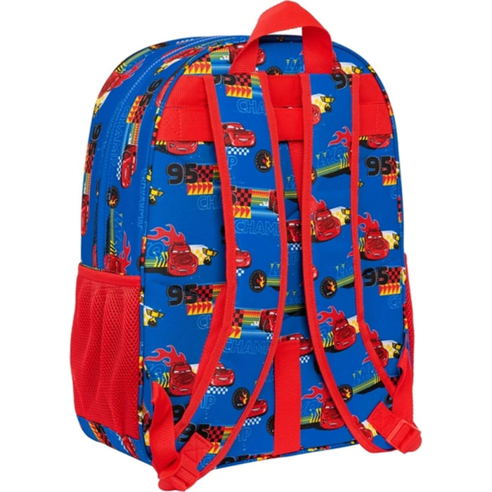 Mochila de 33 cm adapt.carro cars "race ready"