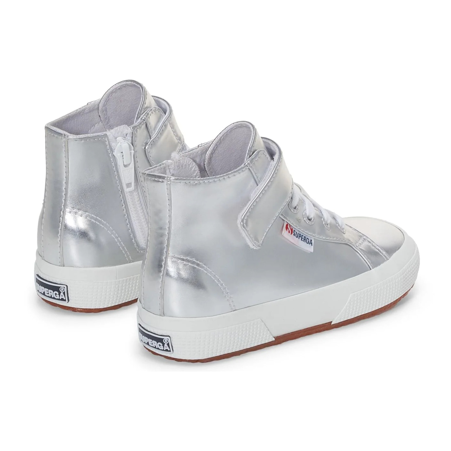 Le Superga Bambina Grigio 2709 KIDS MIRROR SYNTHETIC MATERIAL