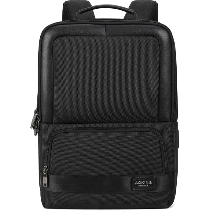 Zaino uomo in poliestere - Modello Silvano Lux - Casual - 30.0 x 42.0 x 15.0 cm
