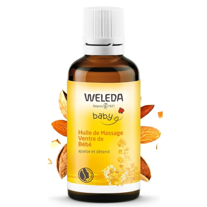 WELEDA - Huile de Massage Ventre de Bébé - 50 ml