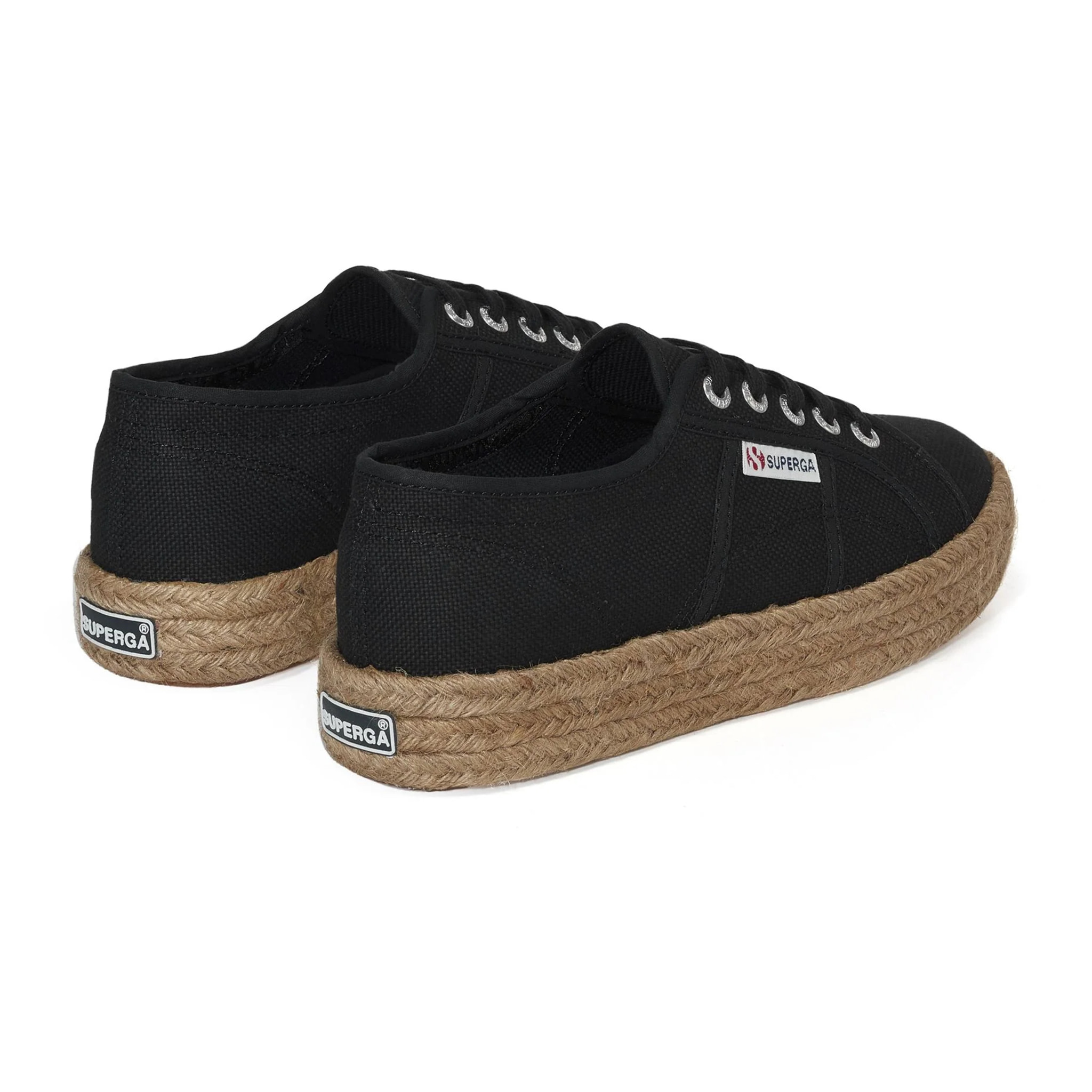 Superga - Zapatos de mujer Mujer Negro - 2730 ROPE