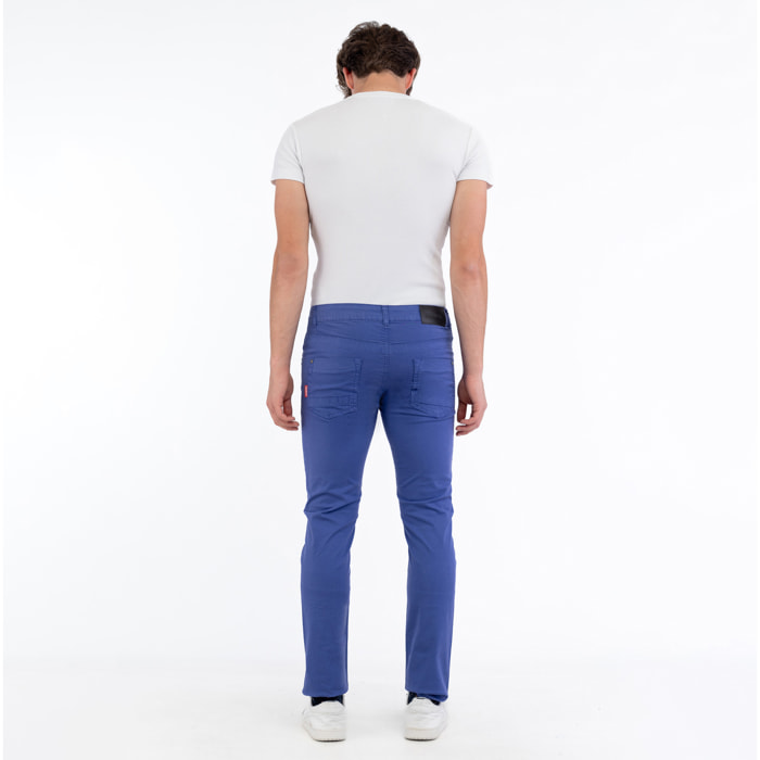 BIKKEMBERGS pantalone uomo clematis blue
