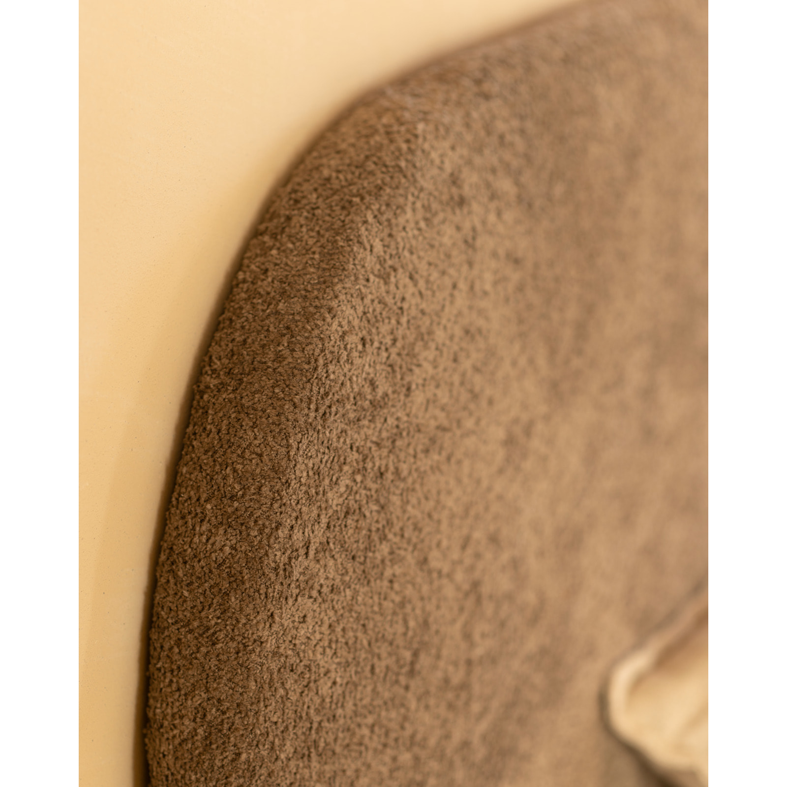 Lit rembourré en taupe boculé pour les matelas en différentes tailles