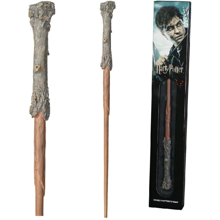 Harry Potter Bacchetta Magica Harry in Blister 35 Cm Noble Collection