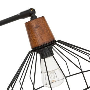 Lampe "Cafe" en métal H47cm noir