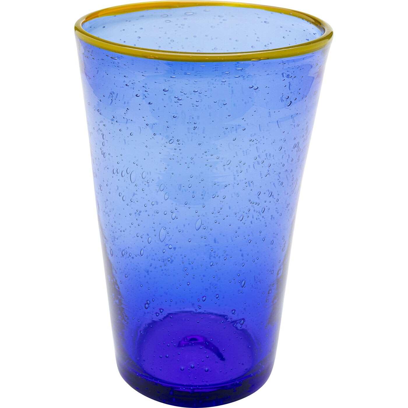 Verres à eau Bubbles bleus set de 4 Kare Design