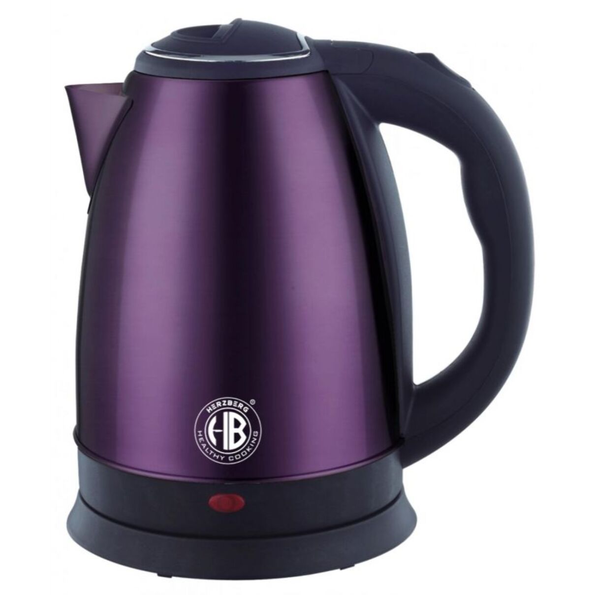Bouilloire électrique 1.8L inox sans fil Violet Herzberg  HG5011-PUR