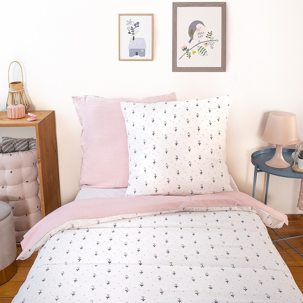 Parure de lit enfant 100% gaze de coton - Liberty