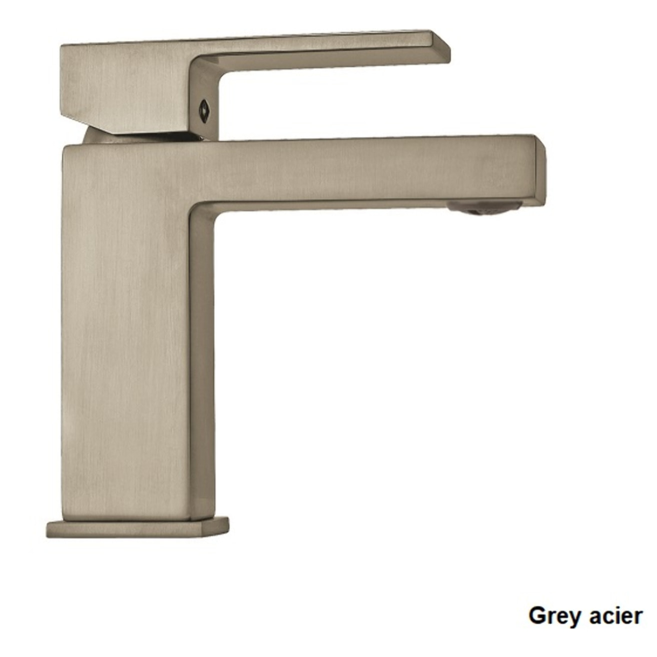 PAINI Mitigeur lavabo Dax Small PVD Grey Acier