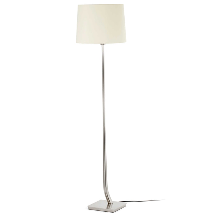 REM Lampada da terra nichel/beig