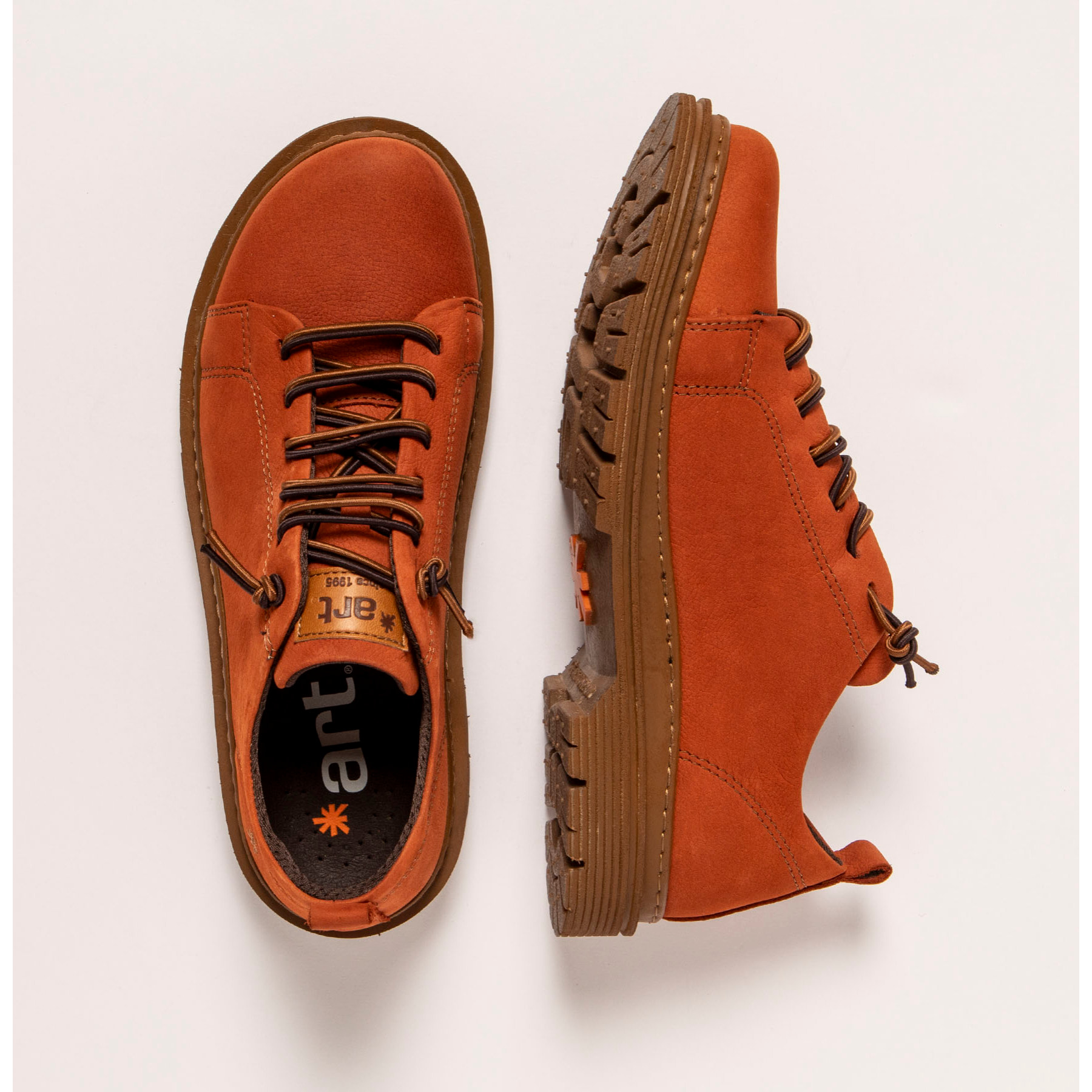 Zapatos 1897 NOBUCK DARK ORANGE/ BIRMINGHAM color Dark orange