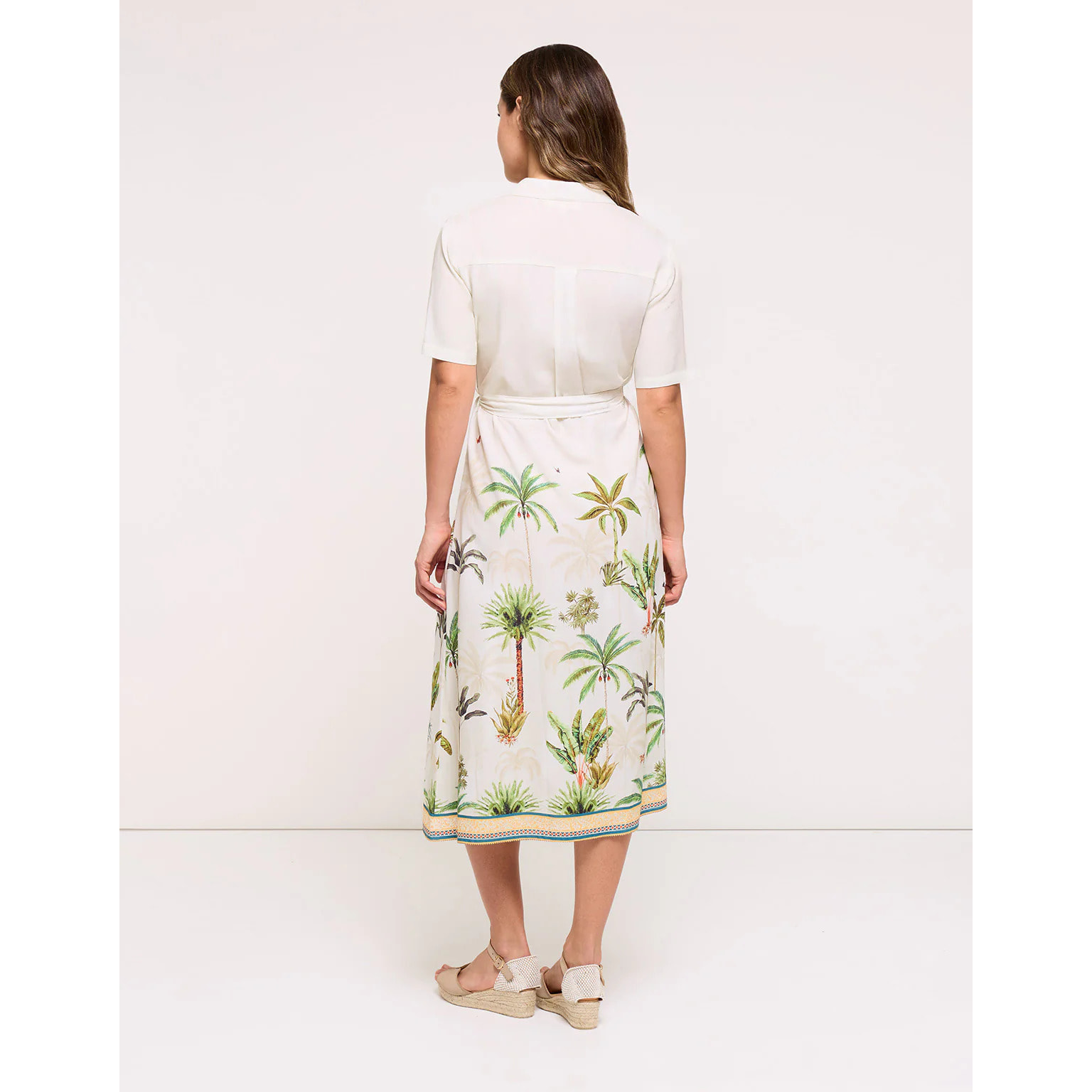 Vestido Midi Beige Claro - Visams