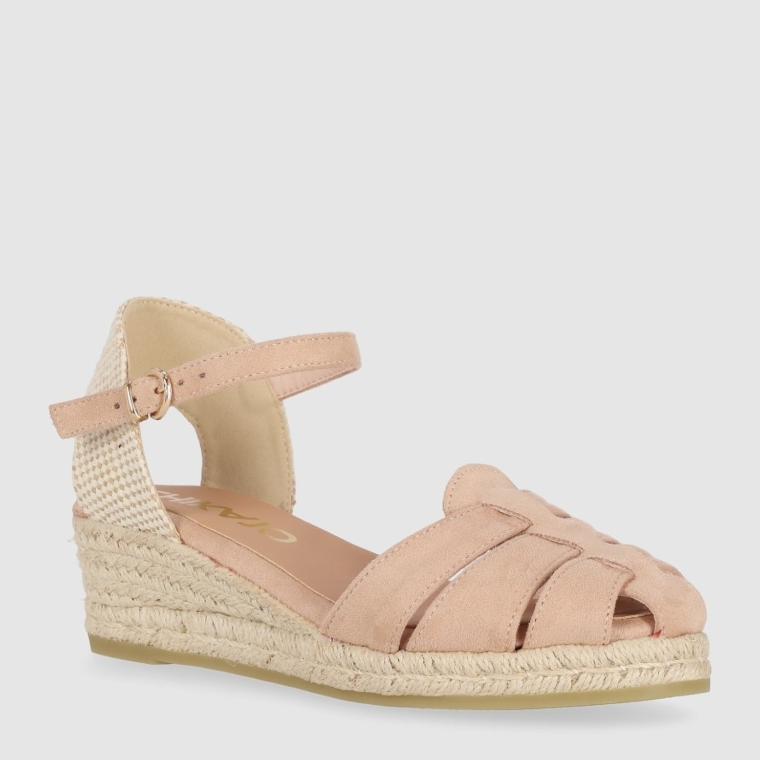 Sandalias de Tejido - Arena - Tacón: 5 cm