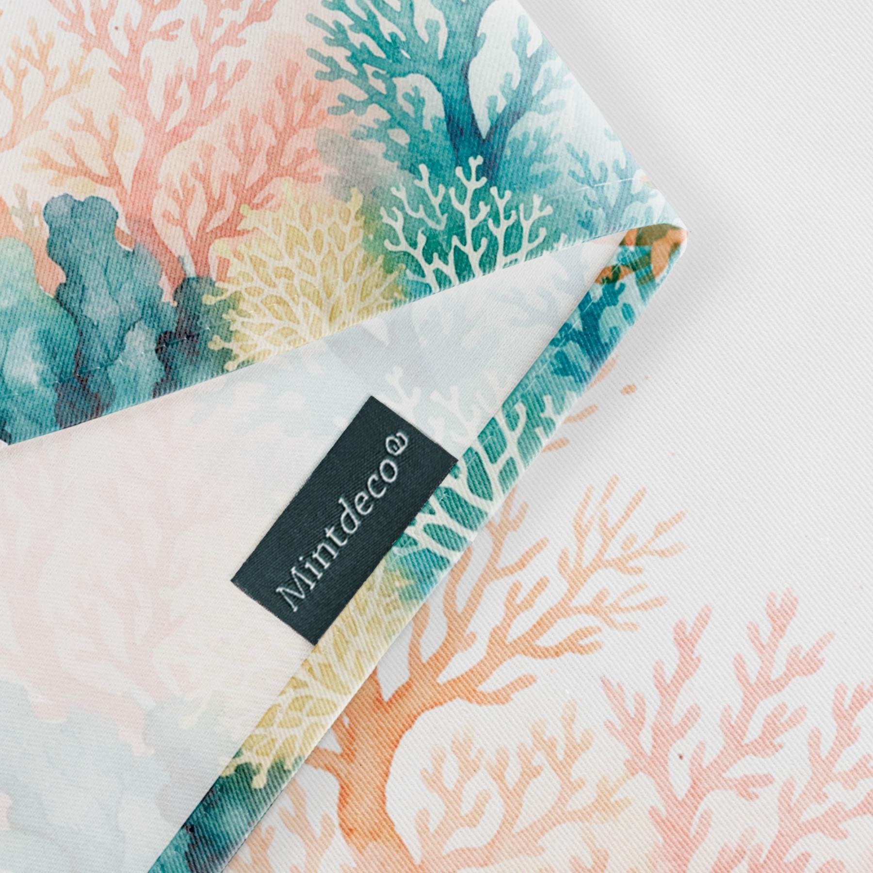 Mantel antimanchas RIVIERA MULTICOLOR - 100% algodón