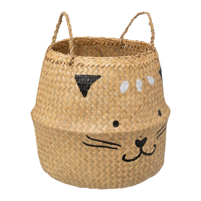 Cesta infantil "pipo" diseño gato