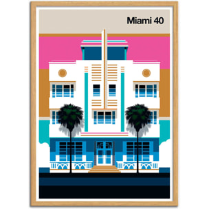 Affiche - Miami 40 - Bo Lundberg