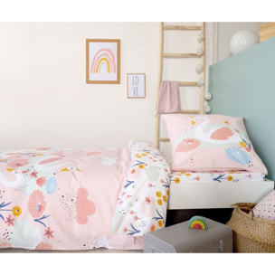 Parure de lit enfant 100% coton - CLARA