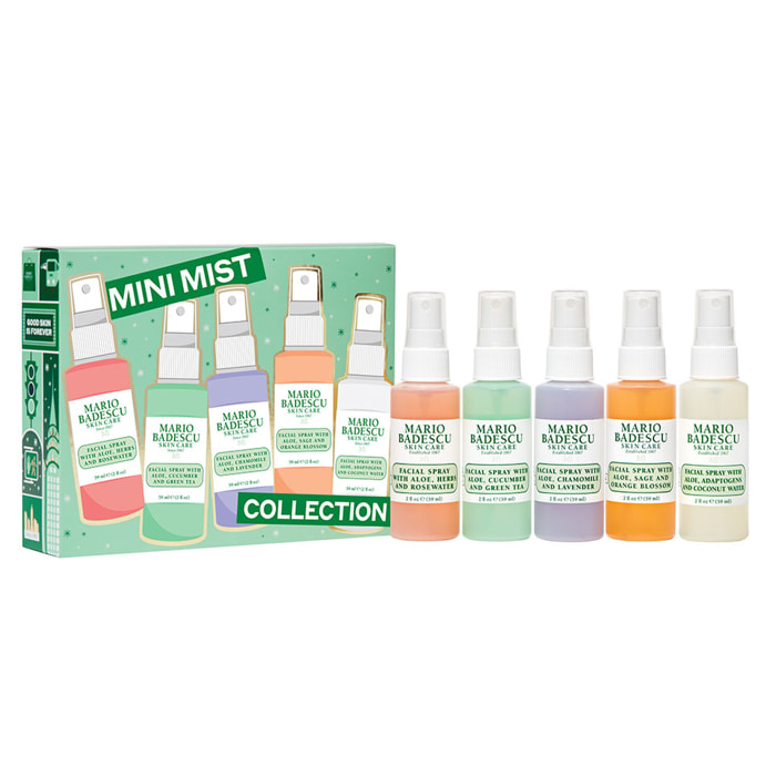 Mini Mist Collection - Coffret Brumes Faciales 5 X 59 ml