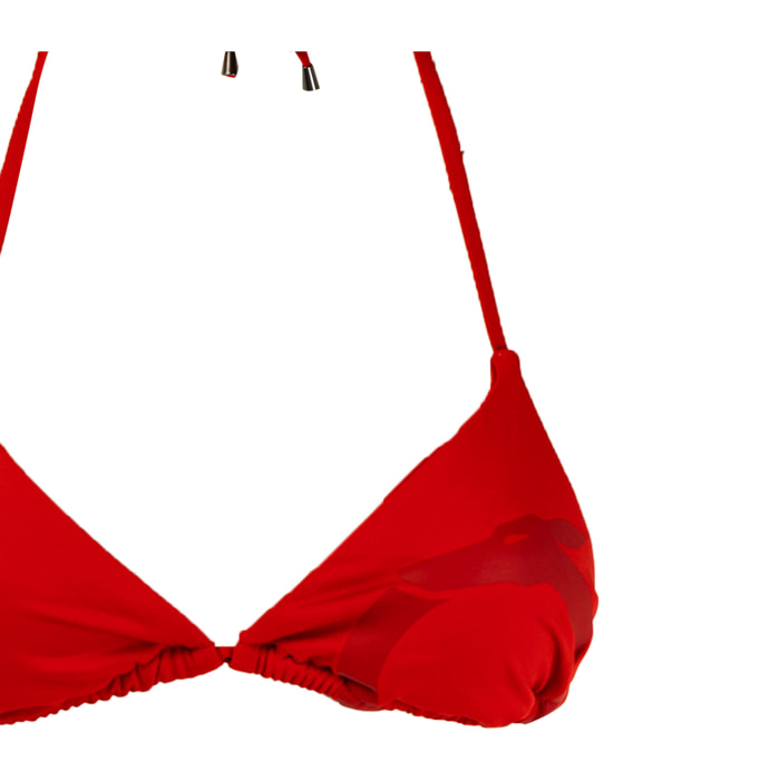 TRUSSARDI reggiseno triangolo mare donna red