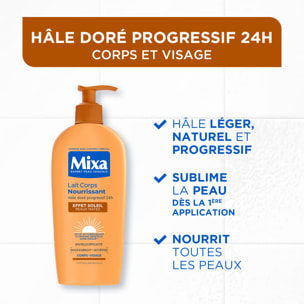 Mixa Lait Corps Effet Soleil peaux mates 250ml