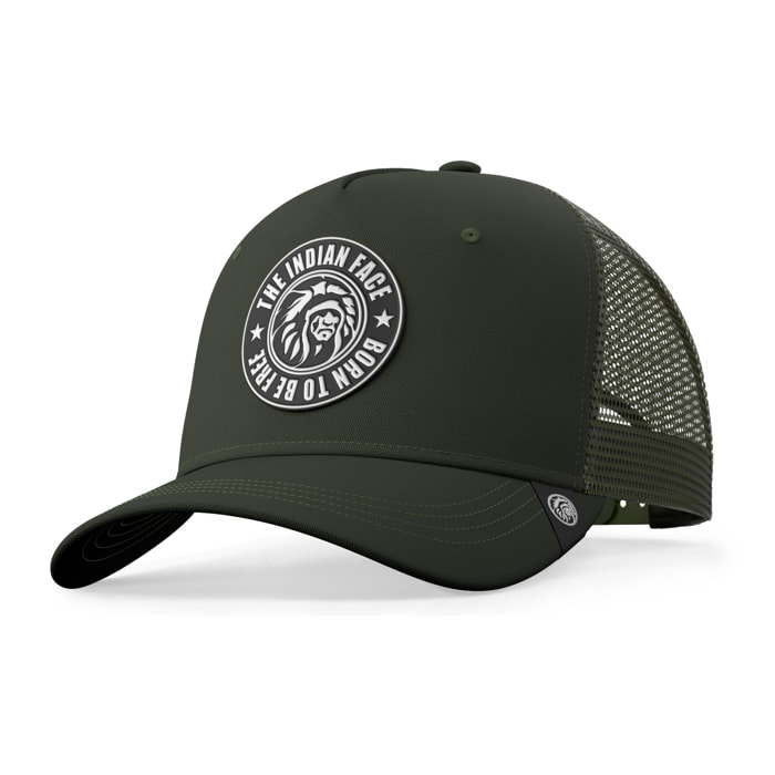 Gorra Trucker Born to Be Free Verde The Indian Face para hombre y mujer