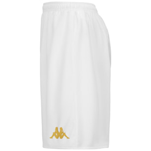 Pantaloni Corti Kappa Uomo Kappa4Basket Dumpo Bianco