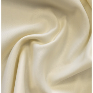 Tissu d'ameublement satin - Ecru