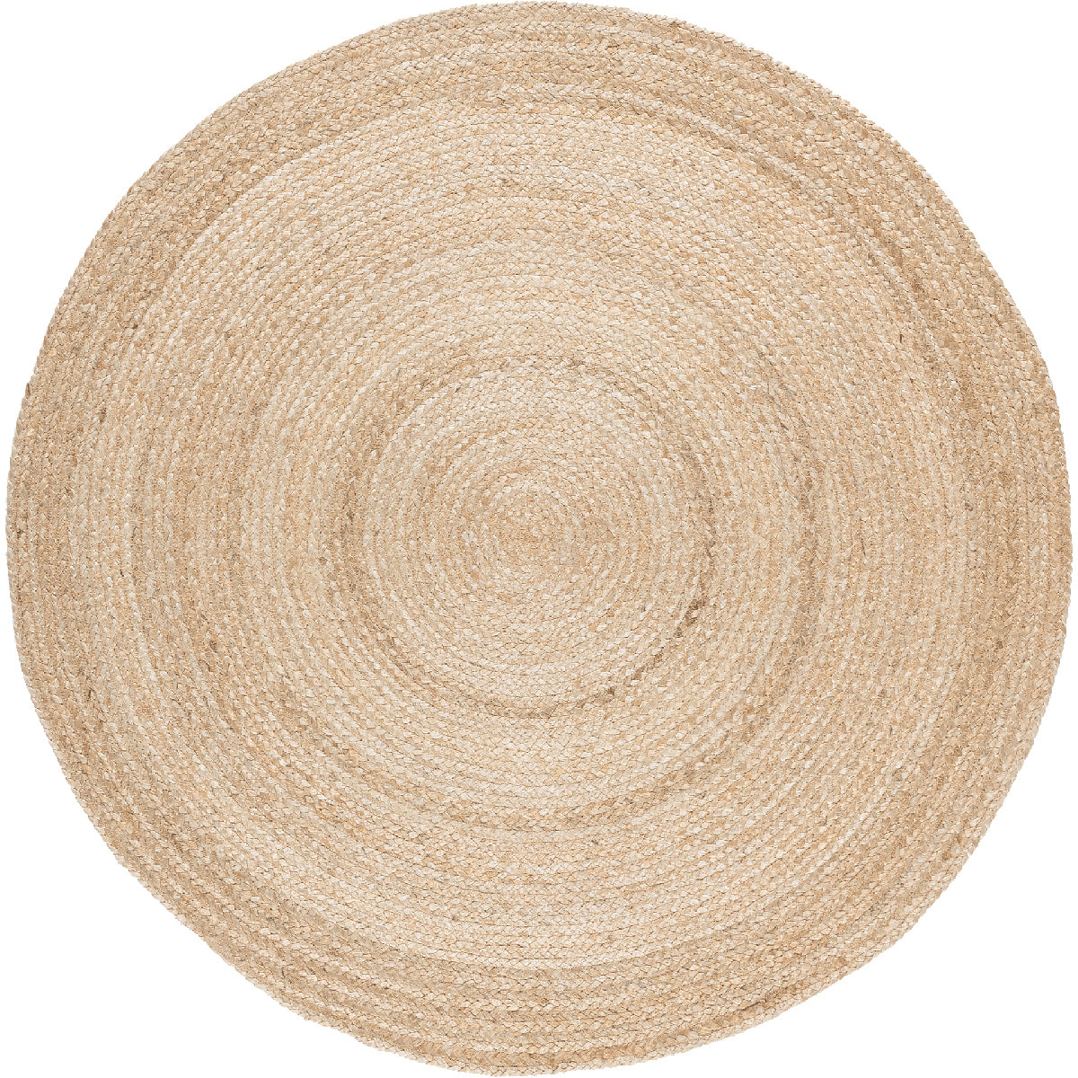 Tapis jute tissé motif faux uni RUJA