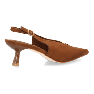 Zapatos slingback elegantes de tacón fino para mujer