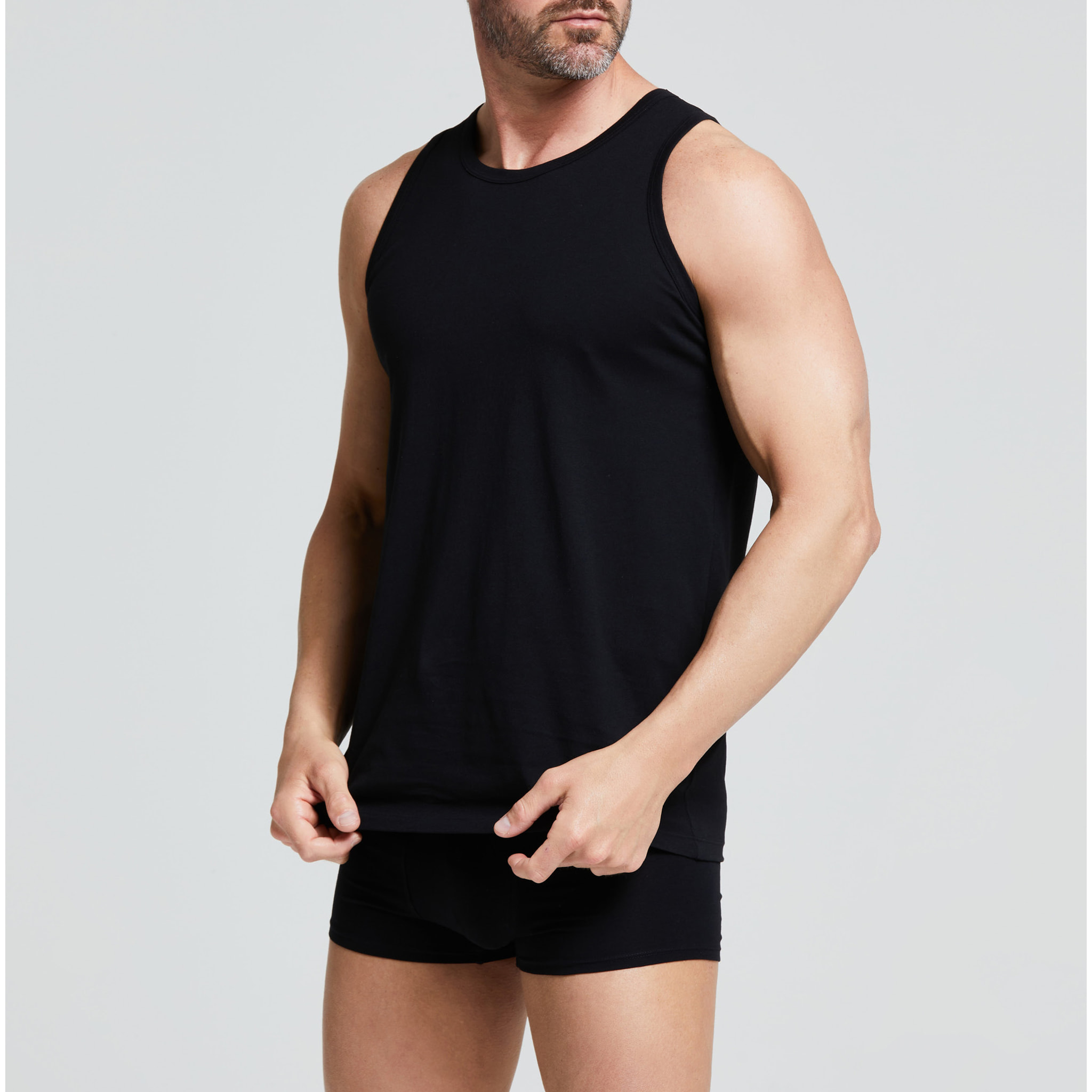 Canotta a spalla grande in cotone organico Cotton Planet vestibilità comfort