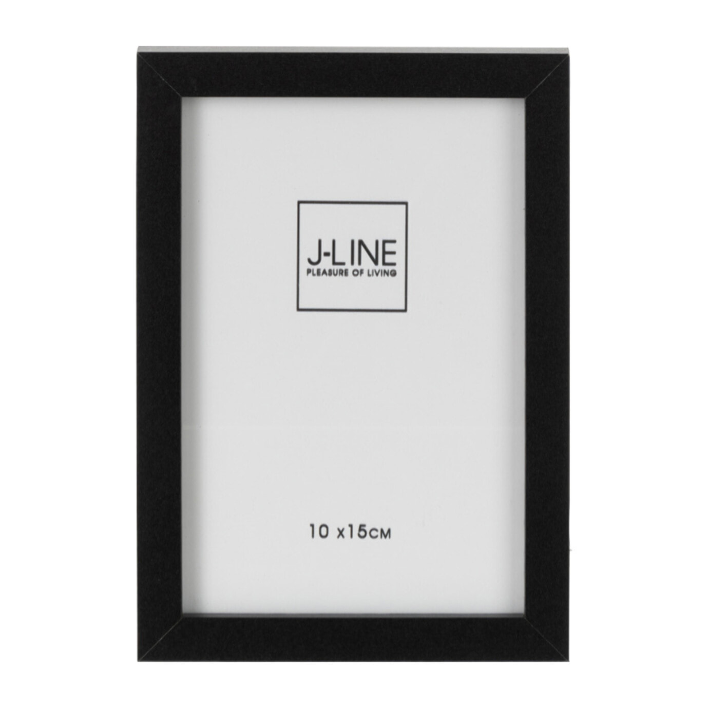 J-Line cadre photo Basic - bois - noir - extra small - 4 pièces