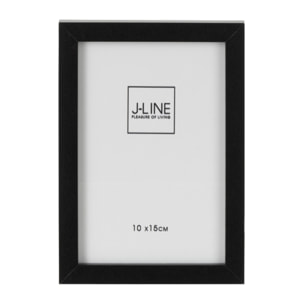 J-Line cadre photo Basic - bois - noir - extra small - 4 pièces