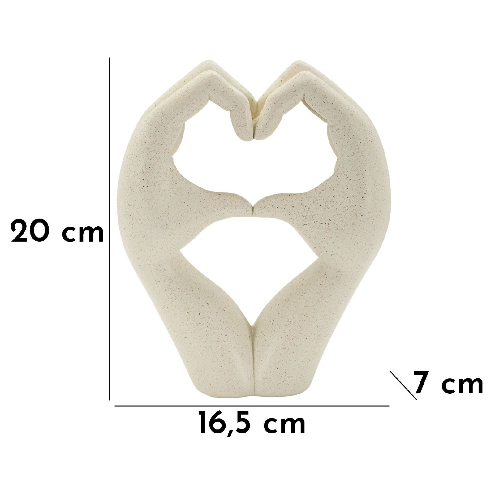 SCULTURA LOVE STONS CM 16,5X7X20